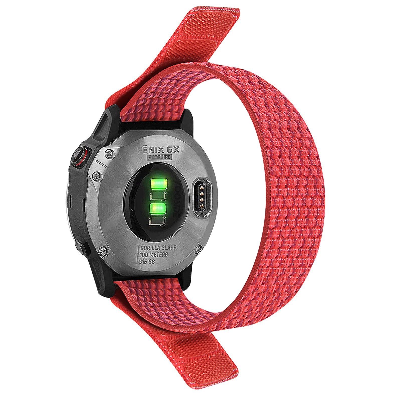 For Garmin Tactix 7 Pro Fenix 7X 6X Pro Replacement Nylon Watch Band 26mm Adjustable Magic Tape Wrist Strap For Garmin Tactix 7 Pro Fenix 7X 6X Pro Replacement Nylon Watch Band 26mm Adjustable Magic Tape Wrist Strap